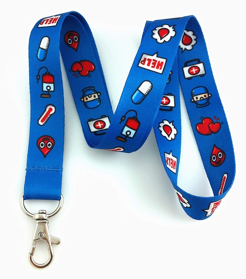 Wholesale Cheap Custom Imprinted Polyester Lanyards with Clips