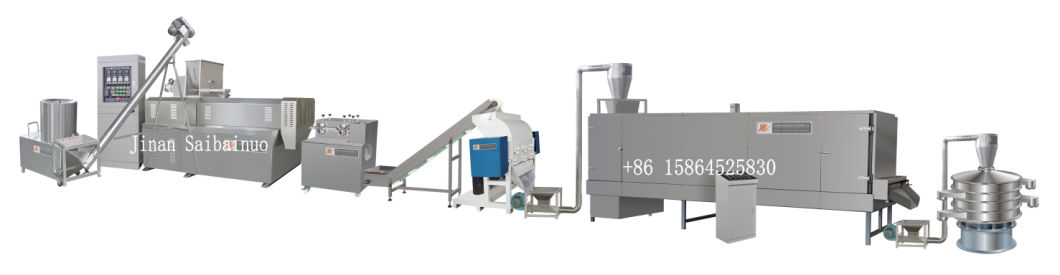 Twin Screw Extruder Food Machine for Bread Crumbs