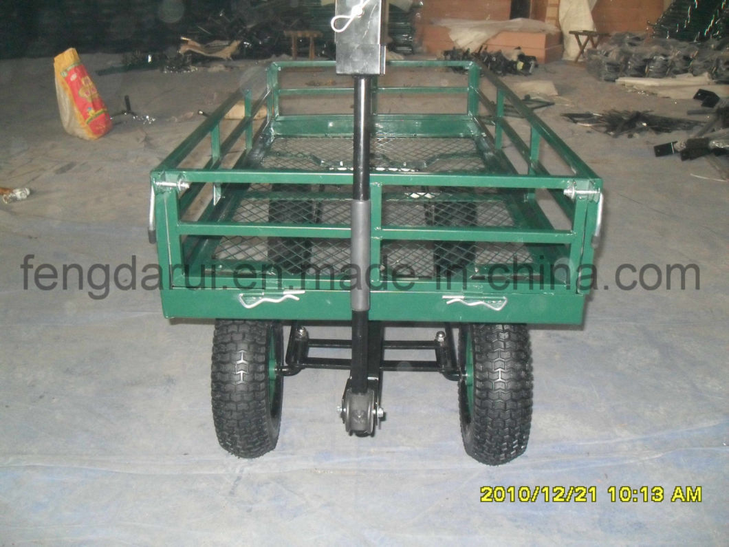 Hand Push 4 Wheel Garden Wagon Tool Cart (TC4205D)