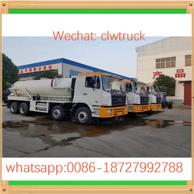 22cbm 8X4 Right Hand Drive Multifunctional Sewage Cleaning Vehicle