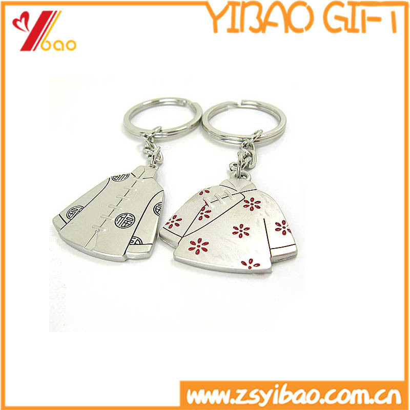 Heart Shape Leather Keychain for Shop Wholesale (YB-LK-02)