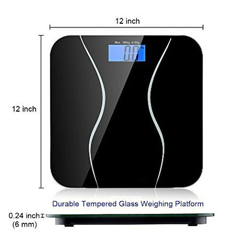 400lb/180kg Bathroom Body Weight Scale