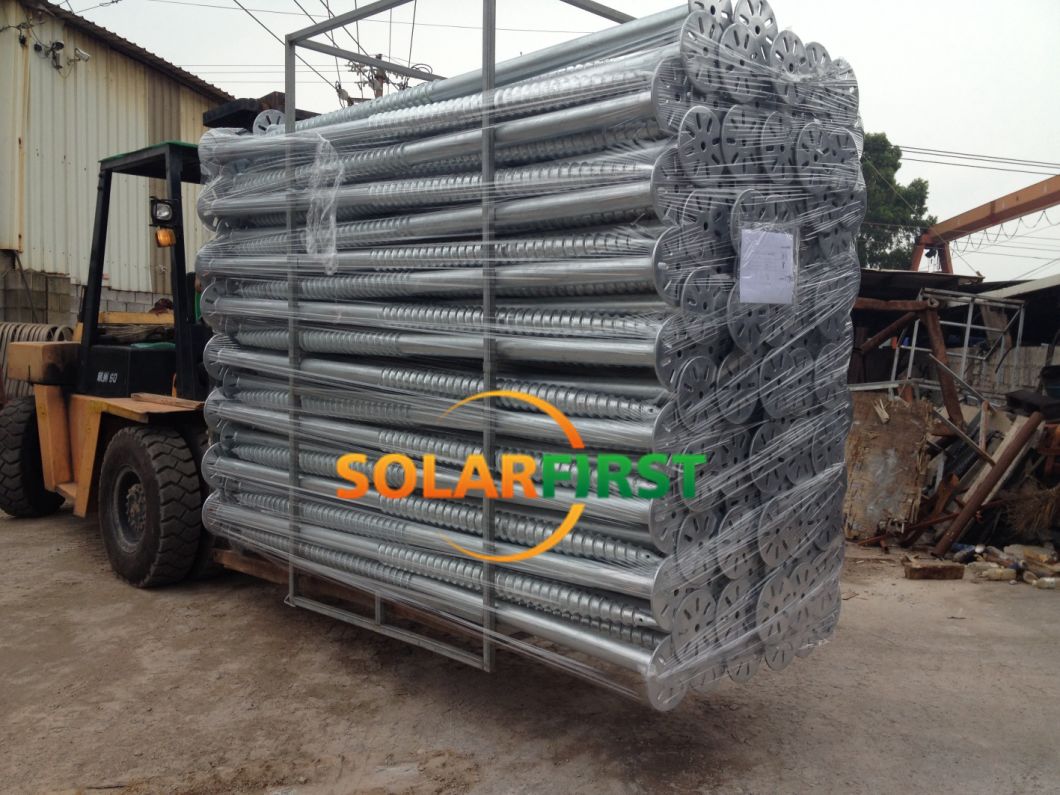 Direct Factory Solar Panel Using Anchor Pile Ground Screw Pole Anchor