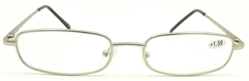 RM17054 Small Frame Metal Reading Glass with AC Lens Unisex Style