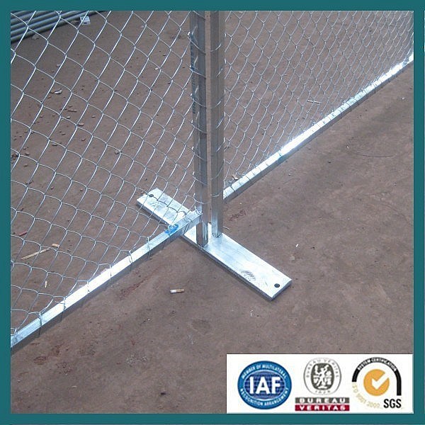 Galvanized Temporary Construction Chain Link Fence