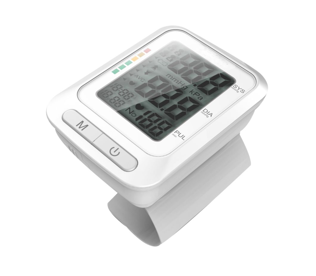 Automatic Digital Wrist Blood Pressure Monitor with Cuff