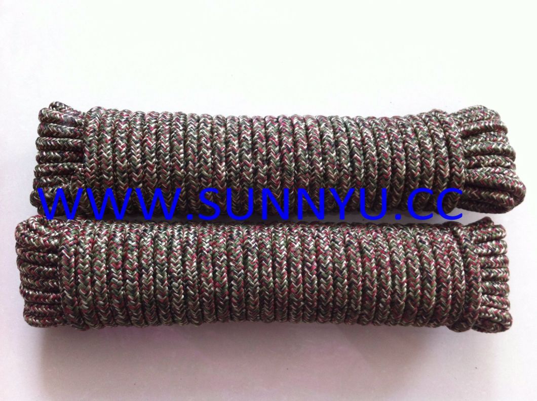 Colored PP Multifilament Solid Braided Rope