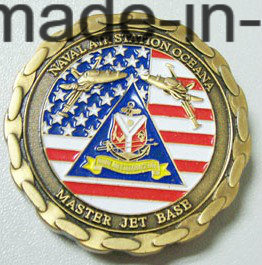 Custom Zinc Alloy Us Navy Challenge Coin