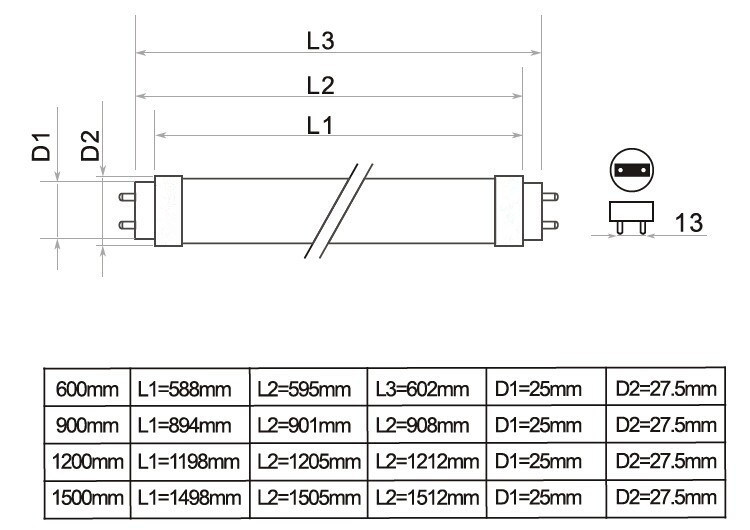 Hot Selling T8 End Caps T5 Pins 4FT 22W Intergrated T5 LED Tube Light