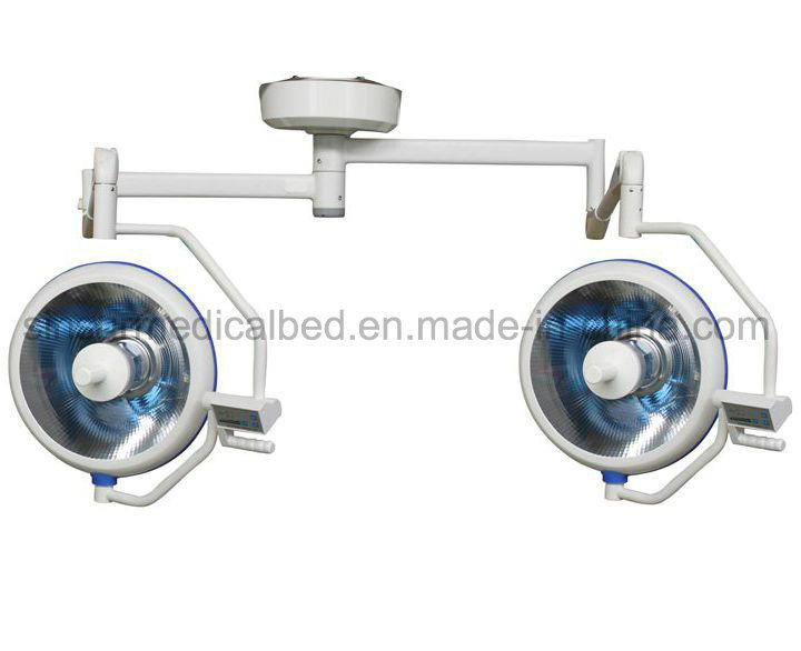 Hospital Equipment Cold Light 2heads Shadowless Ceiling Type Operating Lamp