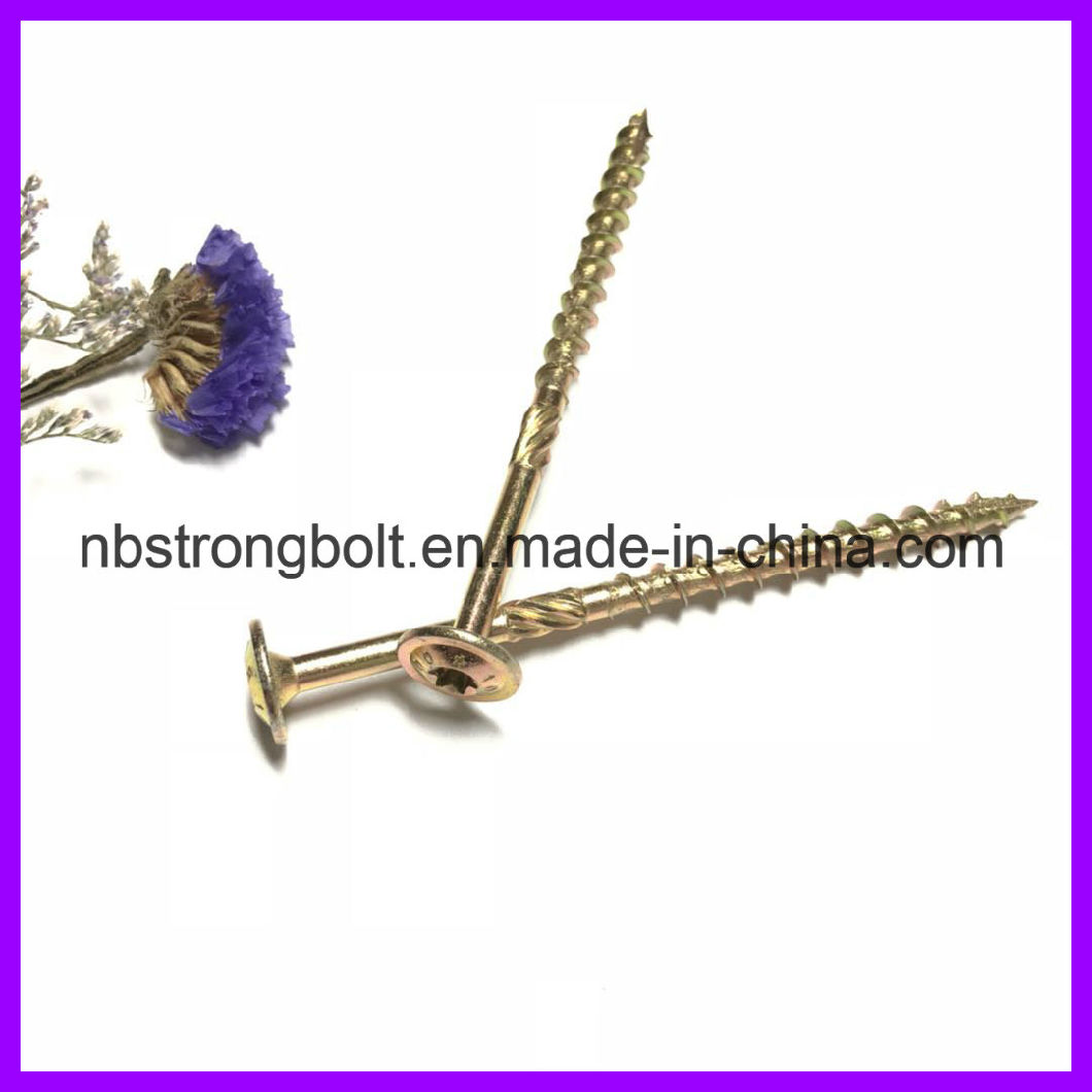 Construction Screw for Wood with Torx Wafer Head