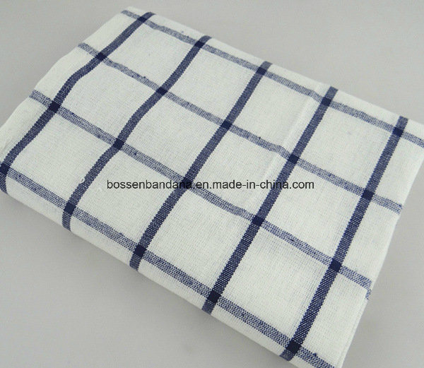 China Factory Produce Custom Design Striped Jacquard Cotton Tea Towel