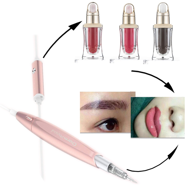 Hot Sale Kzboy Permanent Makeup Machine for Eyebrow Lip Permanent Cosmetic with Cartridge Needle