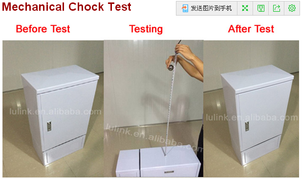 144core Outdoor Floor Mounted SMC Optical Fiber Cross Connect Cabinet