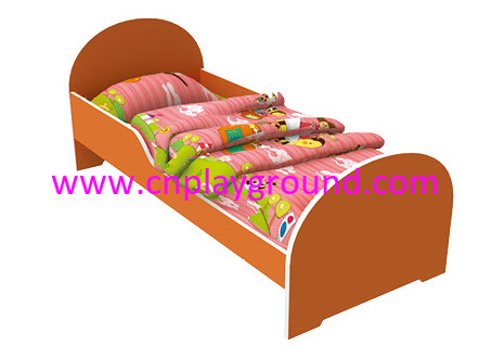 Red Painting Non Toxic Wooden School Bed for Children (HG-6501)