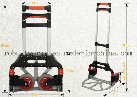 Foldable Aluminium Hand Truck Hand Trolley (HT060A)