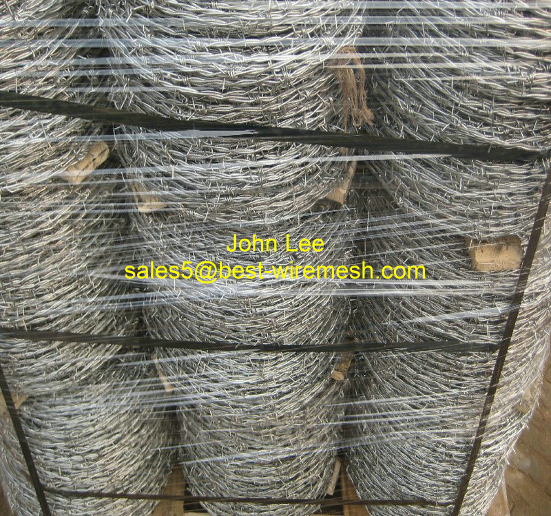 Galvanized or PVC Coated Barbed Wire