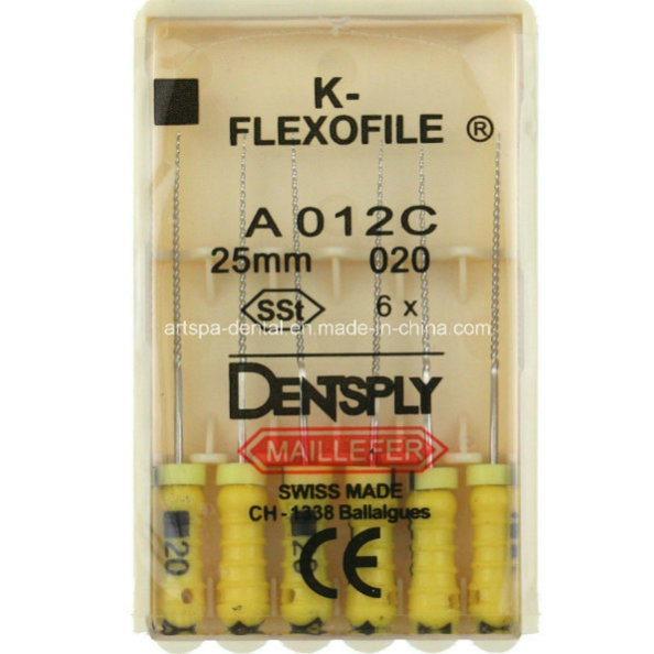 K-Flexofile Dental Stainless Steel Root Canal Files Hand