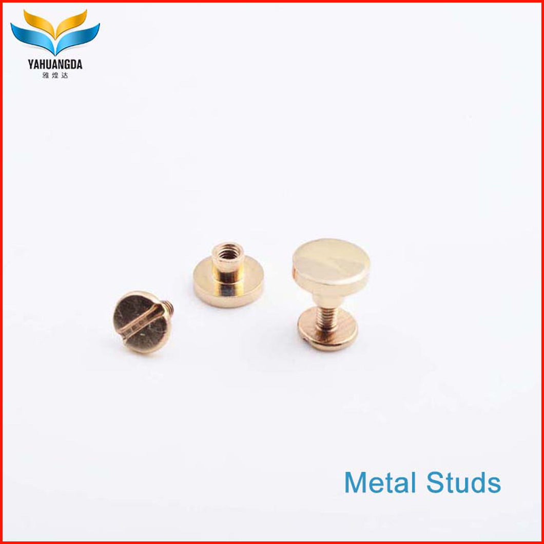 Metal Solid Brass Rivets Copper Round Head Stud Button
