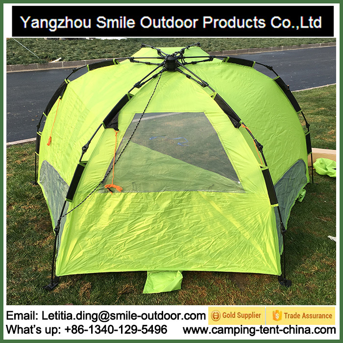 Sunshade Gazebo UV Proof Automatic Beach Easy up Tent