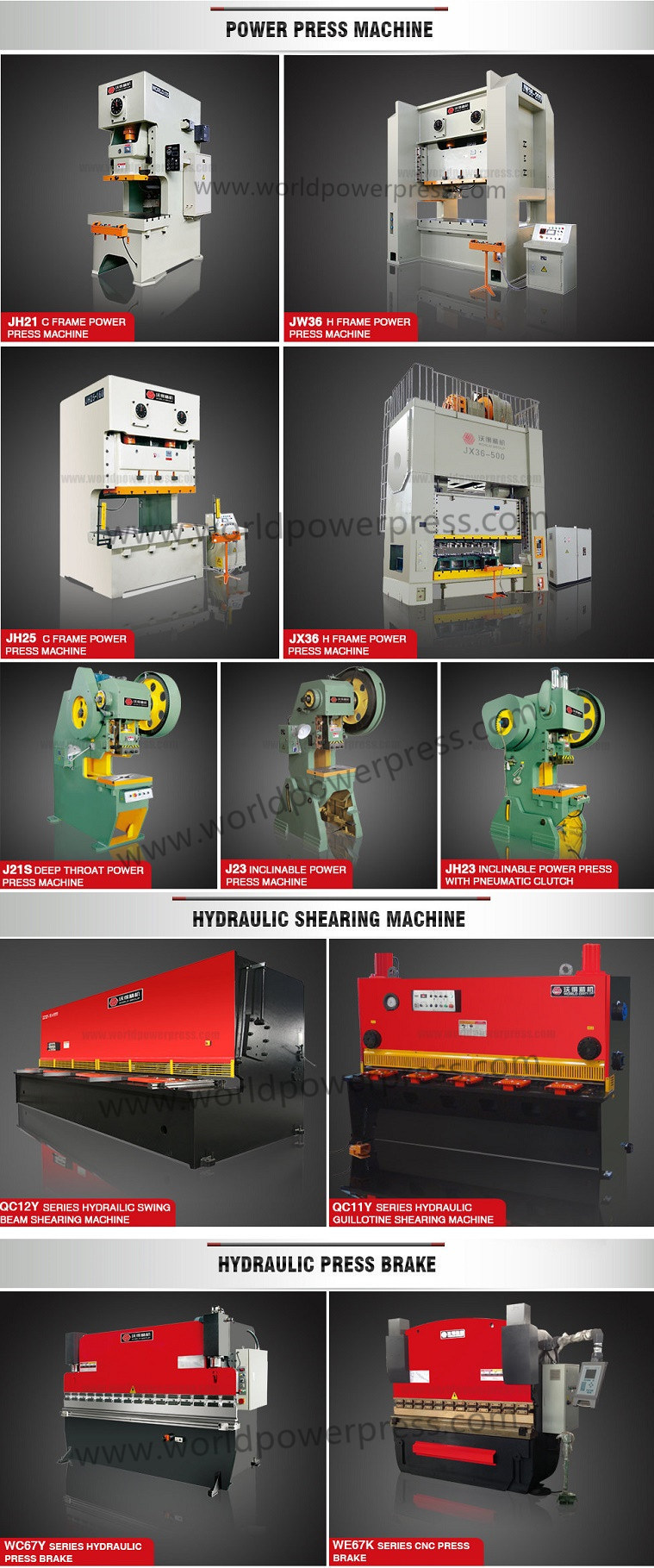Ce Approved Stamping Power Press Punching Press Machine