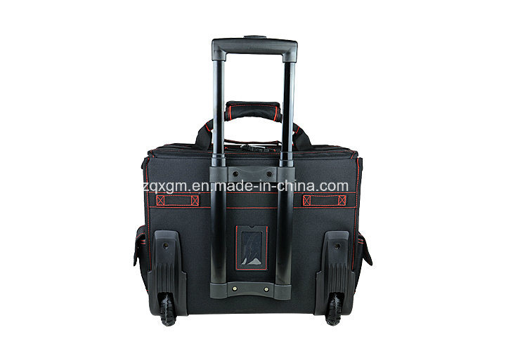 Best Quality Multifunction Tool Bag Trolley Rolling Bag with Tension Bar and Wheels