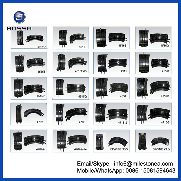 Brake Shoe for Truck Spare Parts