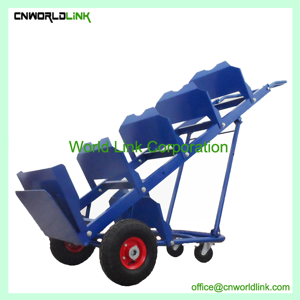 Foldable Steel Water Trolleys Bucket Hand Cart