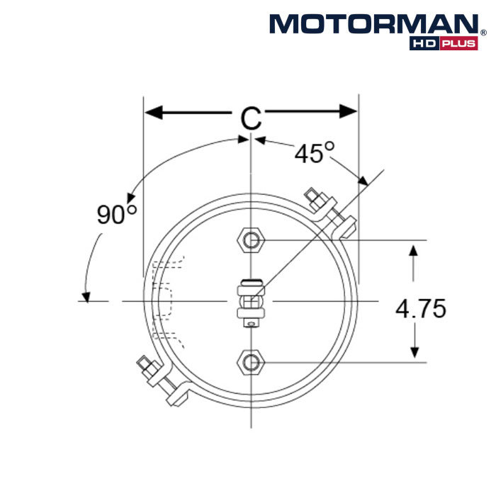 Truck Air Parts Spring Brake Chamber Suspension 30/30 (901-3002) for Heavy Truck and Trailer