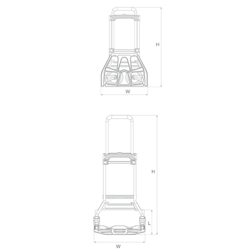 Steel Foldable Hand Truck/Hand Trolley Gzs100at