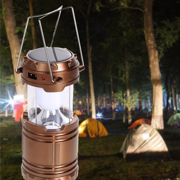 Rechargeable Camping Sunlight Lamp Outdoor Portable LED Lantern with Torch