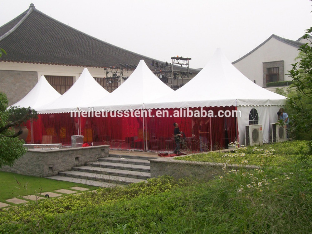 Outdoor Clearspan Transparent Party Marquee PVC Large Pagoda Wedding Tent