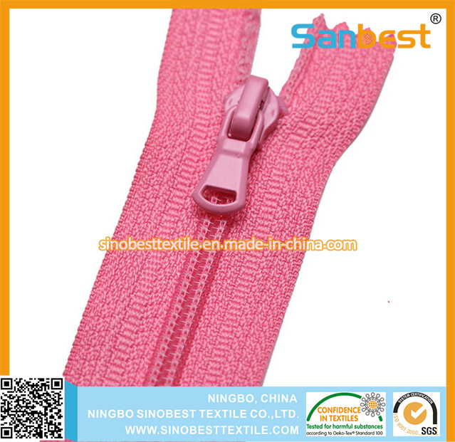 Colorful 100% Nylon Zipper for Home Textiles