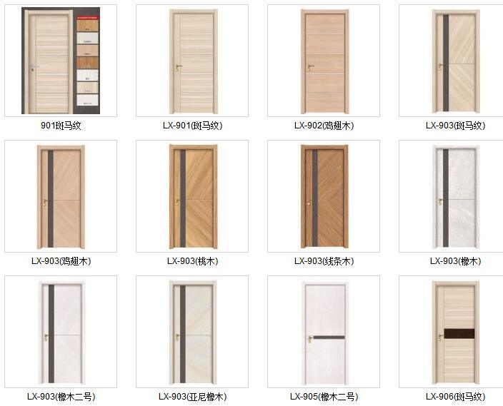 Economical Interior Wooden Rounded MDF PVC Door (EI-P057)