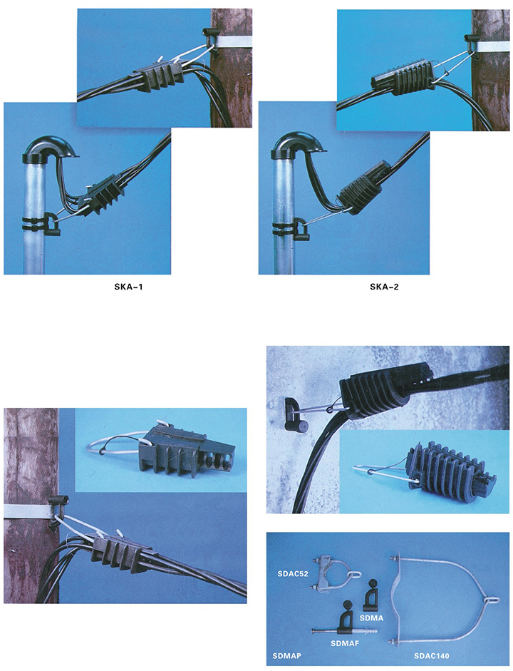 Low Voltage Suspension Bridge Cable Clamp Power Accessories