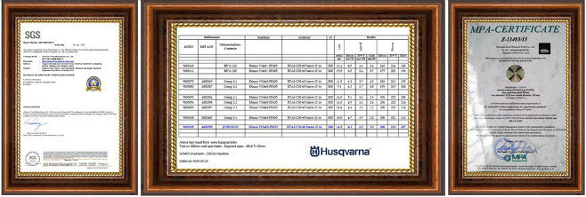 600-1600mm Diamond Saw Blade with Good Sharpness for Reinforced Concrete Cutting