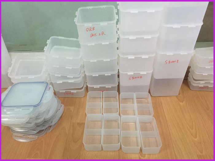 Plastic Square Microwave High Polish Transparent Seal Container Mold