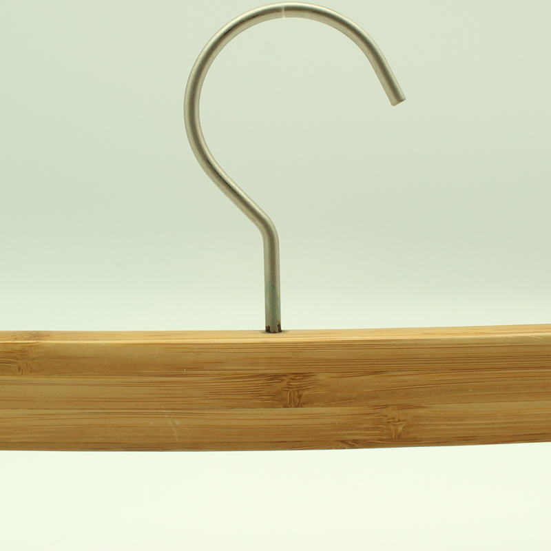 Primary Return Type of Bamboo Hangers with Metal Hanger (YLBM33512-NTLS1)