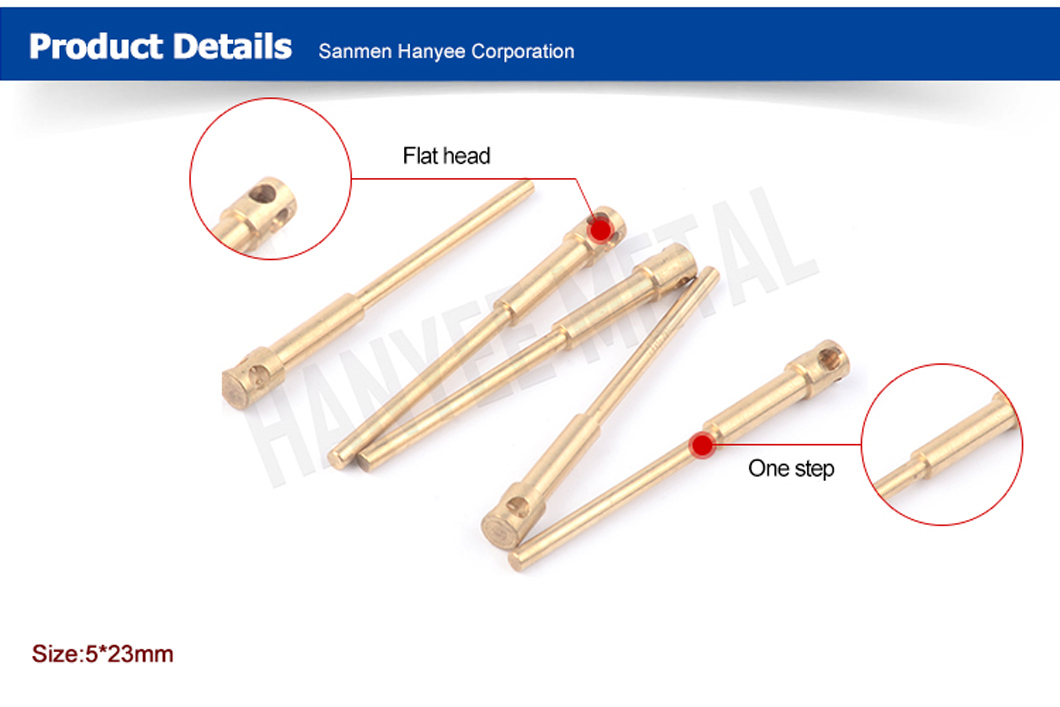 China Suppliers One-Stop Brass Step Hole Brass Pin