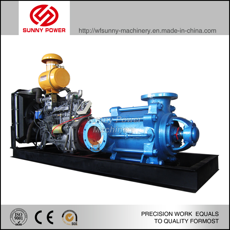 High Quality 6 Inch Diesel Water Pump with Diesel Engine and Trailer