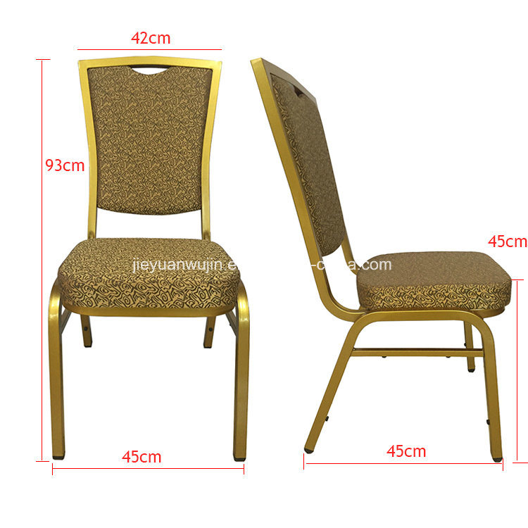 Wholesale Aluminum Stacking Hotel Dining Furniture Banquet Chairs