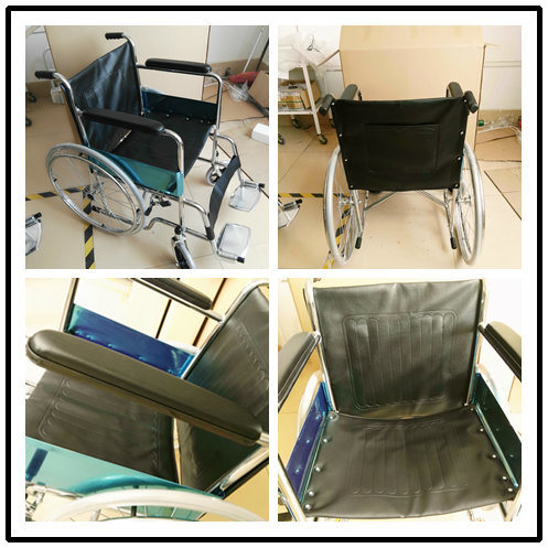 Medical Equipment Cheap Prices Lightweight Folding Steel Manual Wheelchair Tsw809