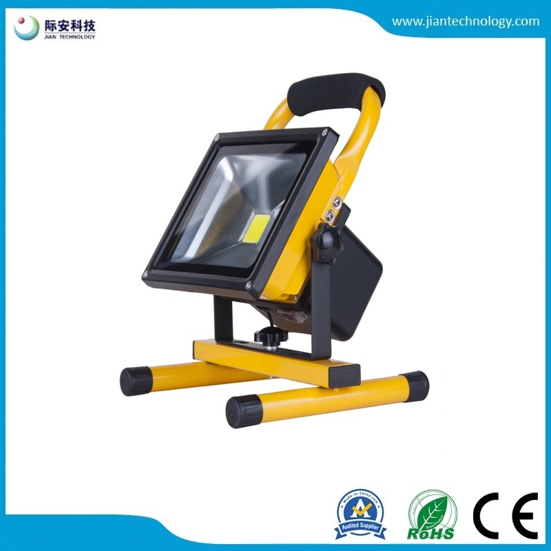 30W White LED portable Rechargeable Camping Floodlight