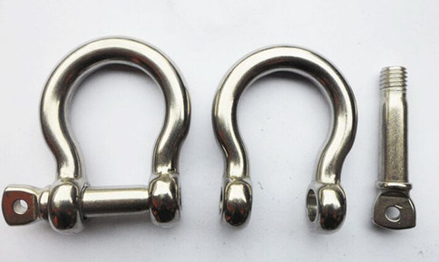 Marine Rigging Hardware E. Galvanized/SS304/SS316 European Type Large Bow Shackle