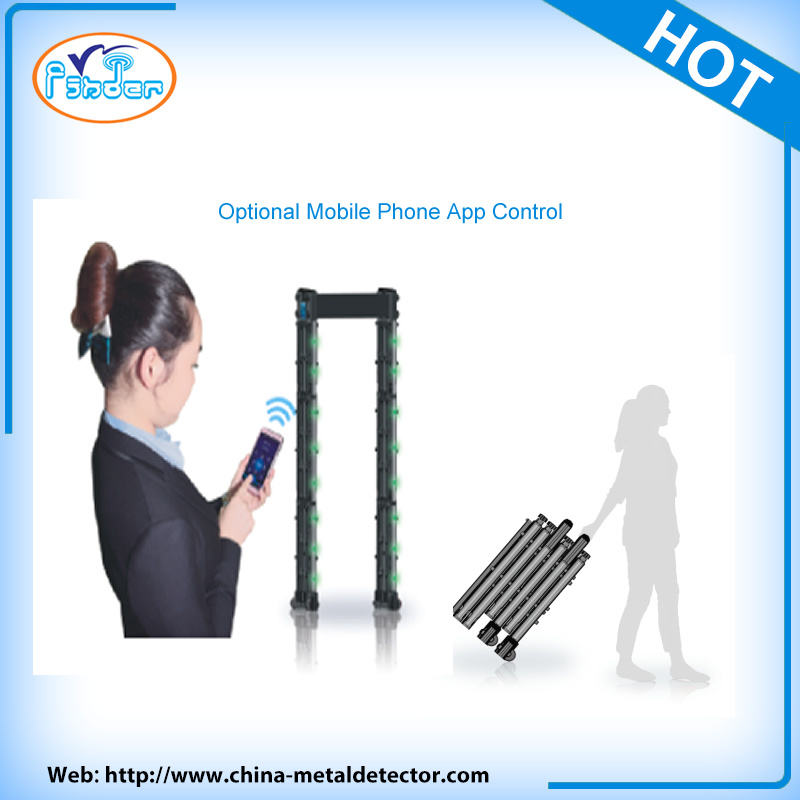 M-Scope Touch Screen Portable Fold Walk Through Metal Detector