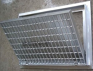 Double Open Steel Trench Grating