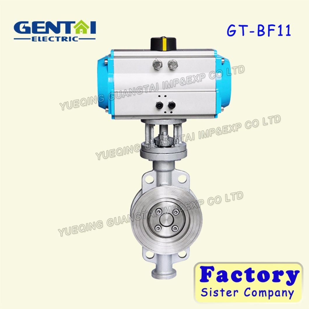 Good Quanlity Double Acting Stainless Steel Triple Offset Butterfly Valve