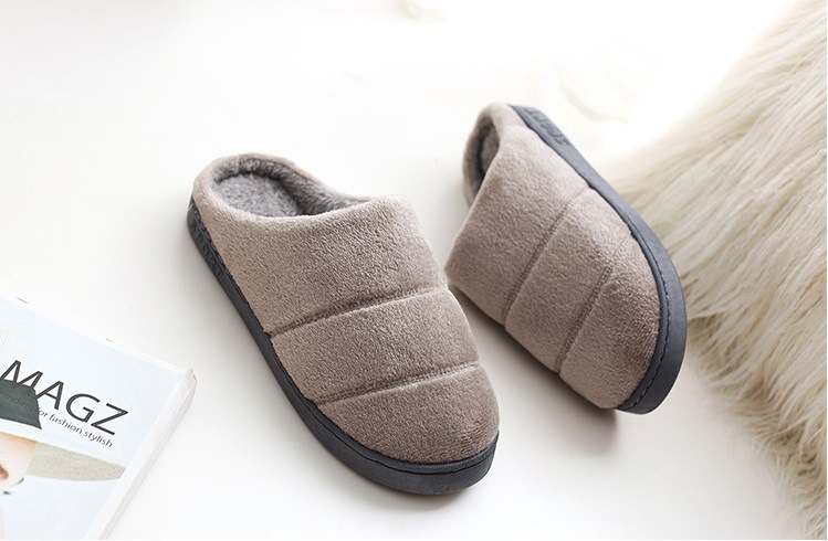 Personalized Coral Fabric Comfortable Soft Sheepskin Indoor Footwear