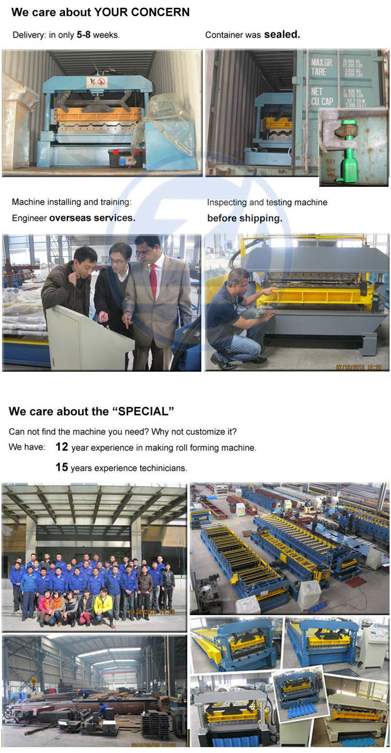 CNC Metal Corrugated Roof Sheet Roll Forming Machine