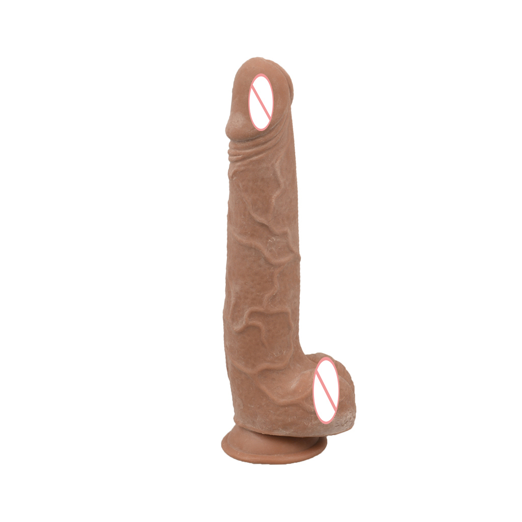 OEM/ODM TPE Dildos with Handle Crystal Sex Penis Sex Toys for Women Anal Butt Plug Sex Toys Tdk-47501c